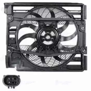 вентилятор системы охлаждения! 3-x конт., с кожухом\ BMW E39 98> LFAC 2639 LUZAR