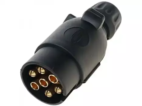 вилка прицепа! 7PIN, пластиковая\