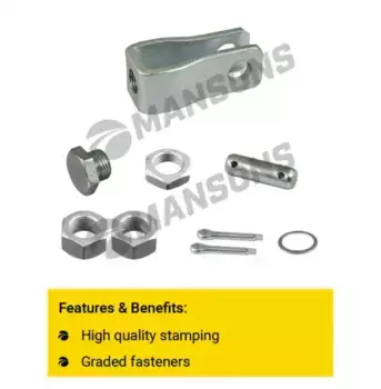 вилка тормозной камеры! длинная с пальцем L=135 d14 M16x1.5 (с монтажным)\ Kogel, DAF 300.422 MANSONS