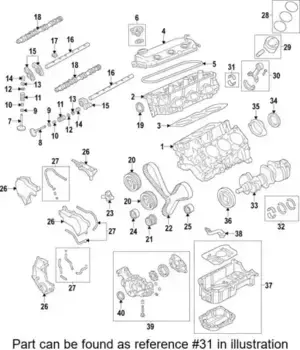вкладыш шатунный!\ Mitsubishi Montero/Outlander/Pajero 6B31 1115A507