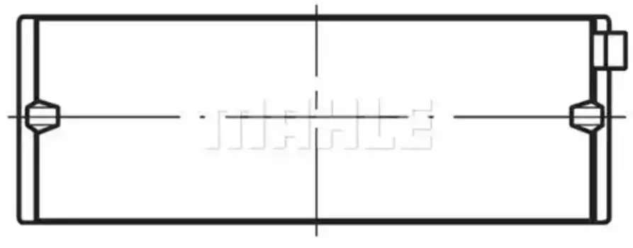 вкладыши коренные пара 7x ! 0.5 \Volvo B12/FH12/FM12 037 HL 21040 050 MAHLE