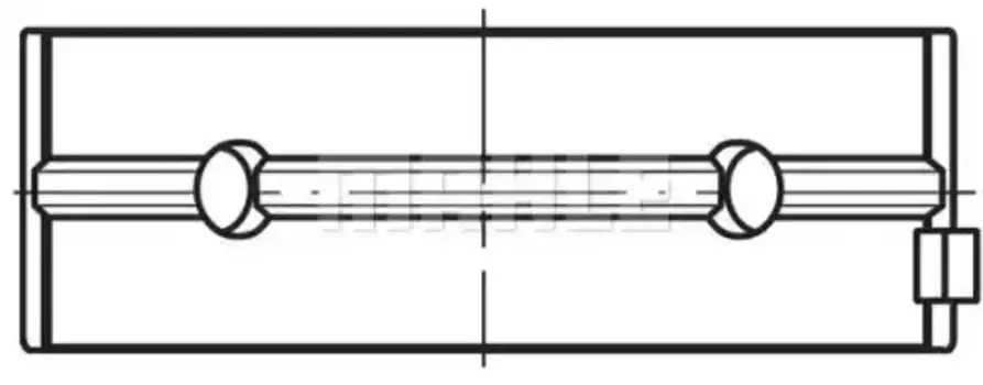 вкладыши коренные пара !STD SPUTTER 6x \MB AXOR/CONECTO дв.OM457 Euro2/Euro3 001 HL 19810 000 MAHLE