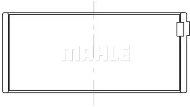 вкладыши шатунные !0.25 пара \RVI MIDR 06.23.56 209 PL 20646 025 MAHLE