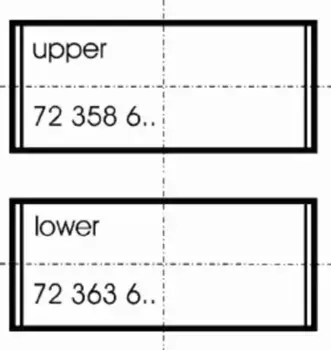 вкладыши шатунные! +0.25\ Renault Laguna, Mitsubishi Space Wagon 1.9D F8Q/F9Q 03> 77 752 610 KS