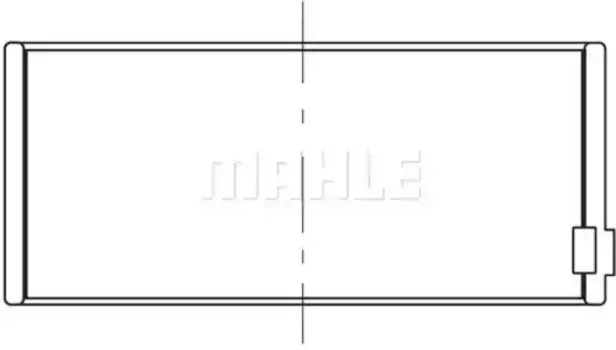 вкладыши шатунные (пара) !STD 6x\RVI MIDR 06.23.56 209 PL 20225 000 MAHLE