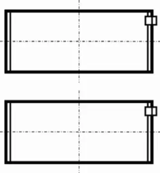 вкладыши шатунные пара STD ! \DEUTZ BF4/BF6