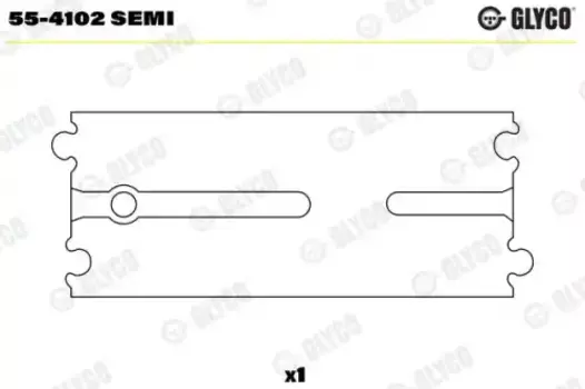 вкладыши шатунные PL-B! semi (1)\ Citroen Xsara Picasso/C5, Peugeot 307/407 1.6HDi 99>