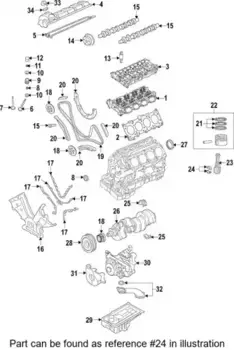 вкладыши шатунные!\ Porsche Cayenne S 04> 94810321001