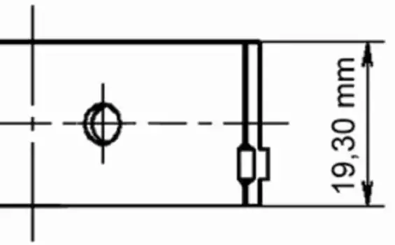 вкладыши шатунные! STD\ Opel Astra/Kadett/Omega 1.6-1.7D 80>