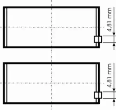 вкладыши шатунные !STD пара \RVI MIDR 06.23.56 79 362 600 KS