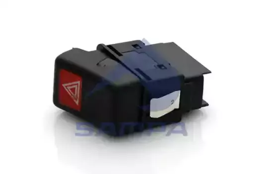 включатель клавишный аварийной сигнализа!\ Volvo FH12 032.489 SAMPA