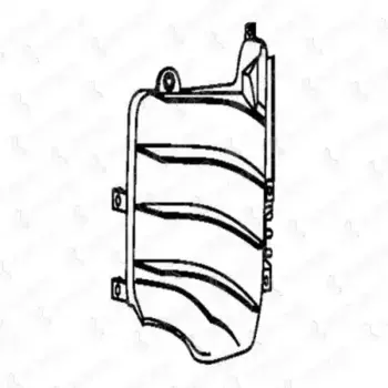 воздуховод дефлектора !правый\ Scania 94 094/164 COVIND