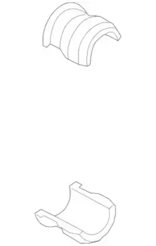 втулка подвески!\ Porsche Cayenne 07-10 95534379250