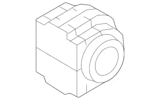втулка стабилиз.заднего!\ Audi A3,Skoda Octavia,VW Golf V/Jetta III/Tiguan all 03> 1K0511327AQ VAG