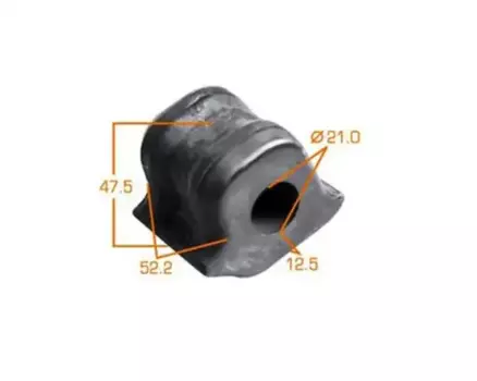 втулка стабилизатора! центральная передн. левая\ Toyota Corolla 06> MP-1017 MASUMA