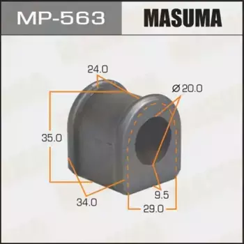 втулка стабилизатора переднего центр.!\ Mazda 323 BJ 98> MP-563 MASUMA