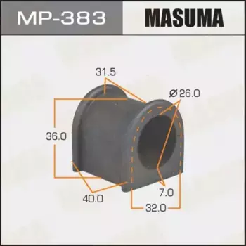 втулка стабилизатора переднего центральная!\ Toyota Land Cruiser HDJ80 90-92/Lite-Ace 90-96 MP-383 MASUMA