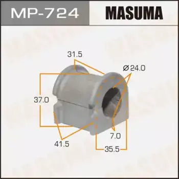 втулка стабилизатора переднего! d24\ Toyota Corolla ZZE130 02-07 MP-724 MASUMA