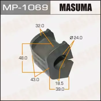 втулка стабилизатора переднего! d24\ Toyota Yaris 05-11 MP-1069 MASUMA