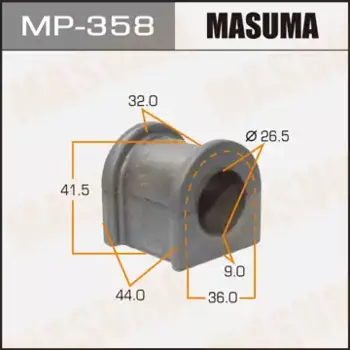 втулка стабилизатора переднего! d26.5\ Toyota Mark 2/Chaser/Cresta Gx90 92-96 MP-358 MASUMA