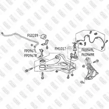 втулка стабилизатора переднего!\ Honda Civic 06>