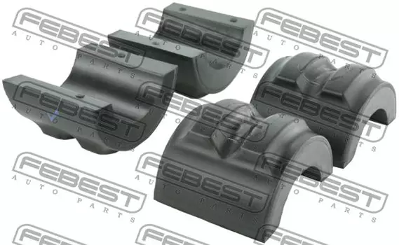 втулка стабилизатора переднего к-кт 4шт!\ MB W211 01-09 BZSB-219F-KIT FEBEST