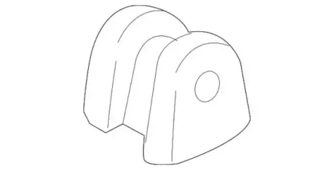 втулка стабилизатора переднего!\ MB W203/C209 00> 203 323 21 85