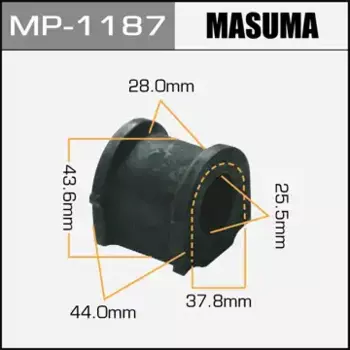 втулка стабилизатора переднего!\ Mitsubishi Colt Z32A/Z34A/Z36A/Z37A/Z38A 04-12 MP-1187 MASUMA
