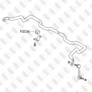 втулка стабилизатора переднего!\ Suzuki Liana 06>