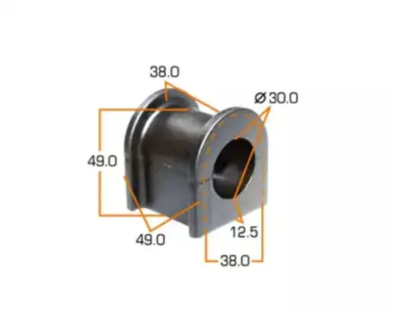 втулка стабилизатора переднего!\ Toyota Hi-Lux KUN26 05> MP-1062 MASUMA