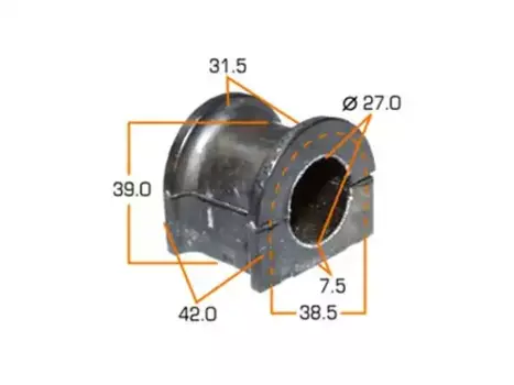 втулка стабилизатора переднего!\ Toyota Land Cruiser 100 HDJ100/UZJ100 MP-1158 MASUMA