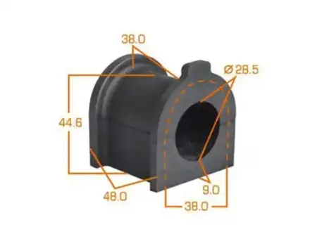 втулка стабилизатора переднего!\ Toyota Land Cruiser 120/Prado GRJ120/KDJ120 MP-601 MASUMA