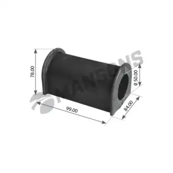 втулка стабилизатора !(р) центр d50x84/77x100mm \Scania 3-ser. 100.509 MANSONS
