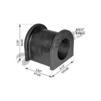 втулка стабилизатора! (р) центр d60x94/106x98\ Volvo FH12/16 900.336 MANSONS