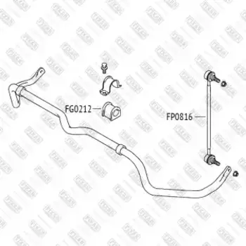 втулка стабилизатора!\ Suzuki Grand Vitara 06>