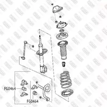 втулка стабилизатора!\ Toyota Camry 01>
