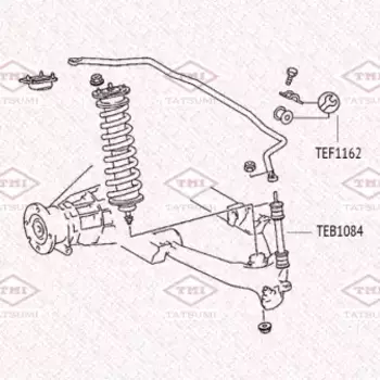 втулка стабилизатора задн. с кроншт.!\ MERCEDES W163 <05