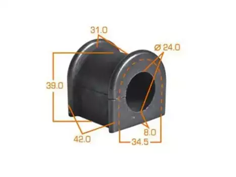 втулка стабилизатора заднего центр.!\ Toyota Land Cruiser UZJ100/HDJ100 98> MP351 MASUMA