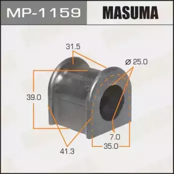 втулка стабилизатора заднего центральная! d25\ Toyota Land Cruiser J100 98-07 MP1159 MASUMA