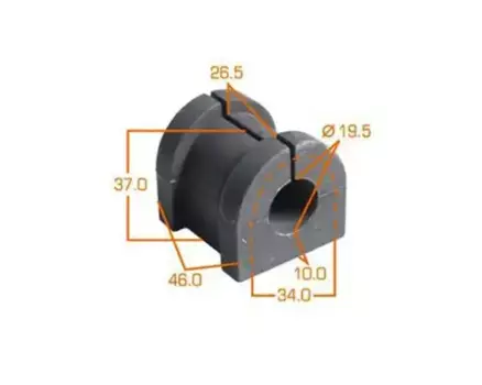 втулка стабилизатора заднего ! d20\ Mitsubishi Outlander CW 06-12 MP-1026 MASUMA