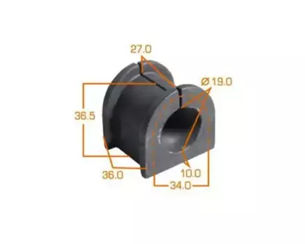 втулка стабилизатора заднего!\ Mitsubishi Lancer/ASX 07> MP-1031 MASUMA