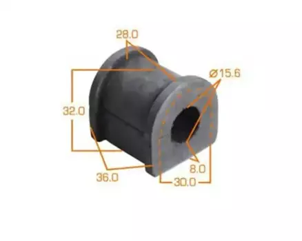 втулка стабилизатора заднего!\ Toyota Camry ACV3#/MCV30 01> MP-337 MASUMA