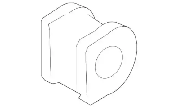 втулка заднего стаб. !\Audi A6 Avant 4D0511327C VAG