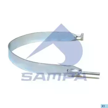 Xомут трубы выхлопной 100.244 SAMPA