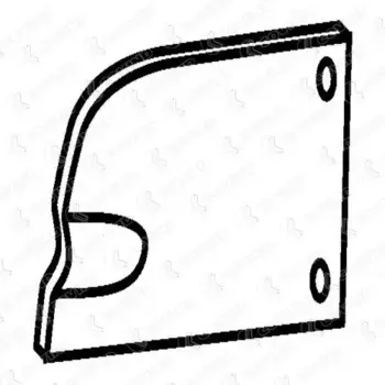 заглушка бампера! правая \RVI Premium