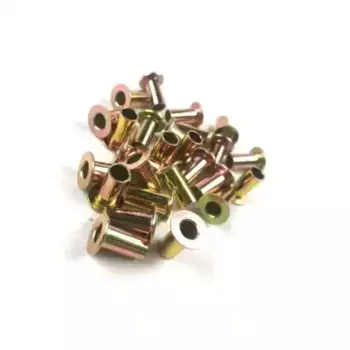 заклепки трубчатые 10x25 (L10), (стальная, шляпка с отверстием,к-т 100 шт.) ATD28518 ATD