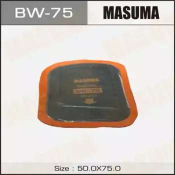 заплатка для боковых порезов! 52х75mm 1 слой корда\ BW-75 MASUMA