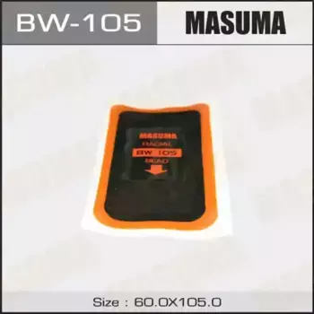 заплатка для боковых порезов! 60x105mm 1 слой корда\ BW-105 MASUMA