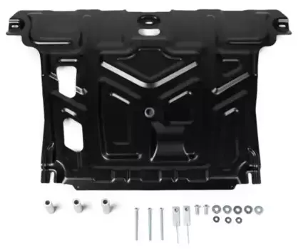 защита картера и КПП! штампованная, сталь 1.5мм, с крепежом\ Hyundai Creta 16-21 AM.2366.2 AUTOMAX