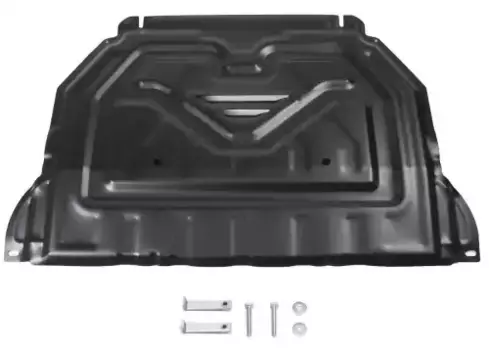 защита картера+КПП!сталь 1.5 мм\Mitsubishi Outlander III 2.0, 2.4, 3.0 12-14 111.04036.1 АВТОБРОНЯ